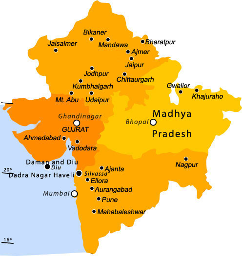 west india map